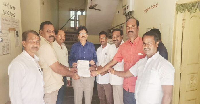 Complaint filed against Allapuram Sarpanch to District Collector
