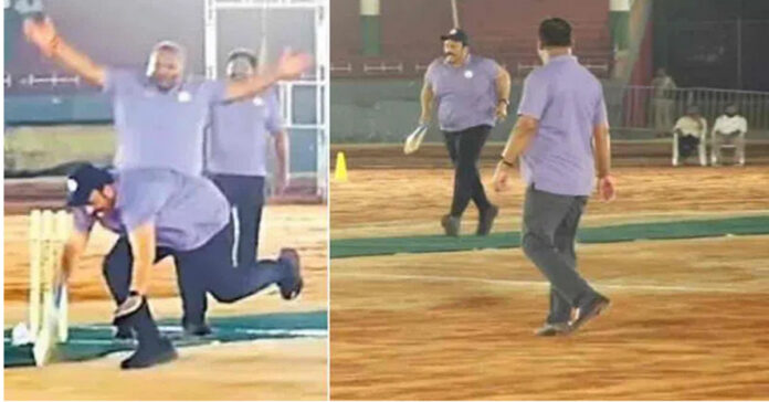 క్రీడా పోటీల్లో అపశ్రుతి..కిందపడిపోయిన ఏపీ డిప్యూటీ స్పీకర్