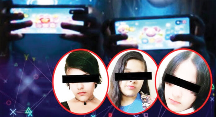 Three girls fell victim to a gaming app.