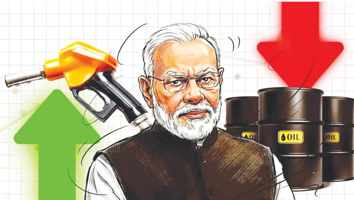 క్రూడాయిల్ ధర సగానికి తగ్గినా..పెట్రో మంటలే