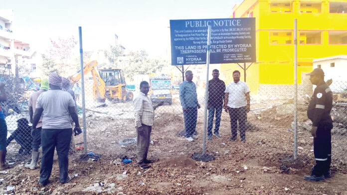 The park has been freed from the clutches of encroachments.