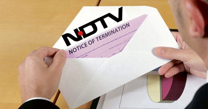 NDTV lays