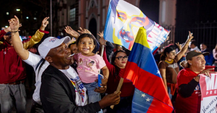 Massive protest rally in Venezuela against US action