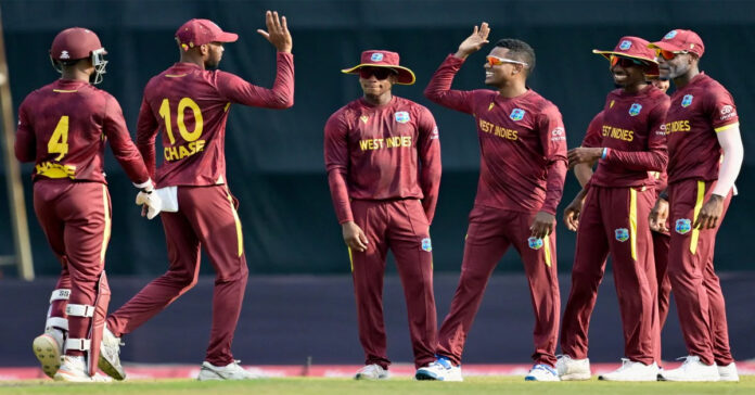 West Indies' huge score