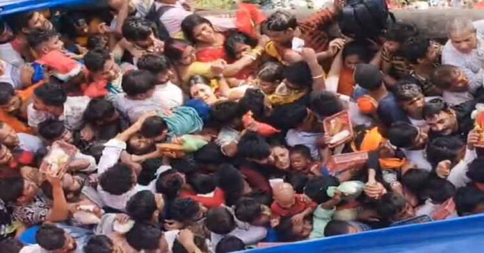 Stampede during a temple procession in Madhya Pradesh