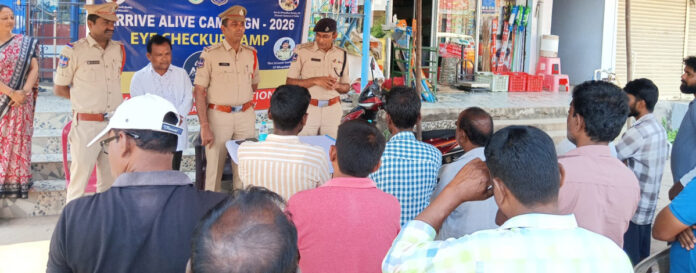 Eye medical camp as part of road safety campaign