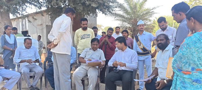 Kataram Sub-Collector inspects land acquisition site