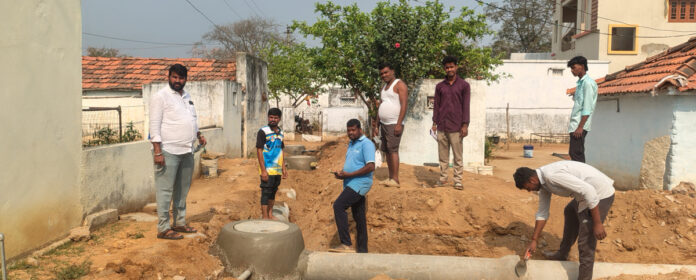 Constantly working for the development of the village