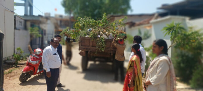 Sanitation inspection in government school