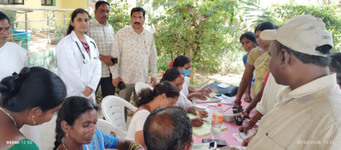 చౌట్ పల్లి ప్రాథమిక ఆరోగ్య కేంద్రంలో వైద్య శిబిరం