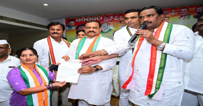 కాంగ్రెస్ పార్టీ జిల్లా ప్రధాన కార్యదర్శిగా సునీత