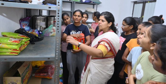 Collector inspects minority residential and model schools