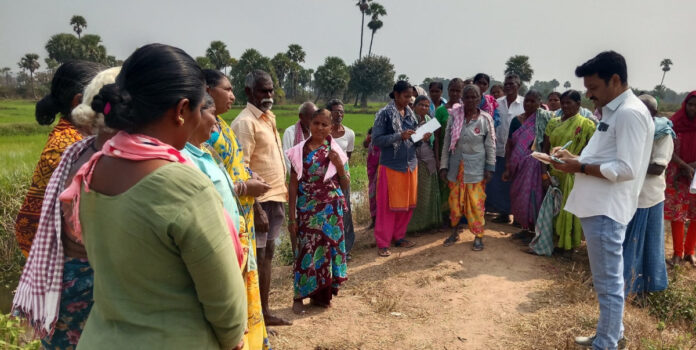 Employment guarantee works across the mandal