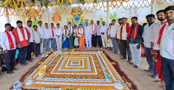 The grand wedding of Eddugutta Mallanna Swamy