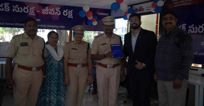 విశాఖపట్నం ఆర్టిఓ వద్ద డ్రైవర్ సెన్సిటైజేషన్ ట్యాబ్ ల్యాబ్ను ప్రారంభించిన డియాజియో ఇండియా