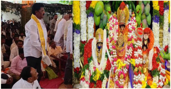 శ్రీరామ నవమి వేడుకల్లో పాల్గొన్న మాజీ ఎమ్మెల్యే హన్మంత్ షిండే