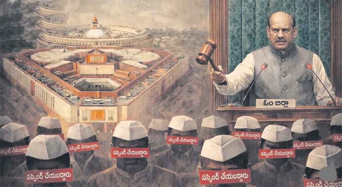 ప్రతిపక్షాల గొంతు అణచివేత!