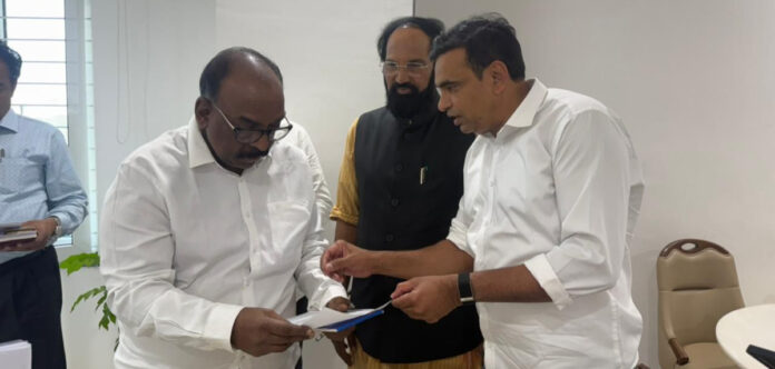 MP Chamala's request to Minister Uttam