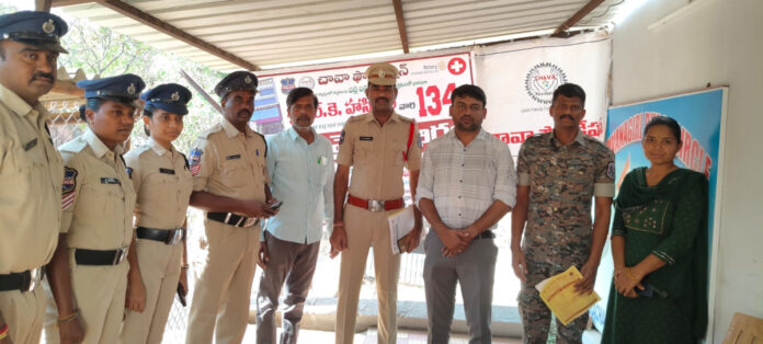 Free medical camp at rural police station