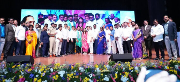 MLA Thota participated in the spiritual gathering in Madigala