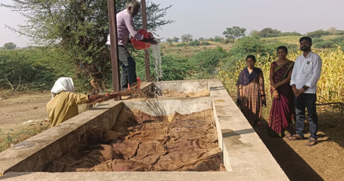 Fertilizer preparation with dry and wet waste