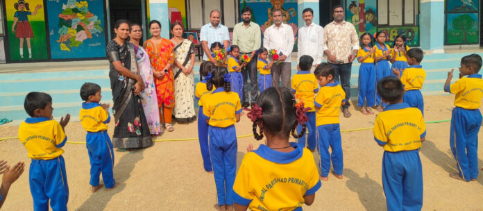 District level monitoring team visited the school