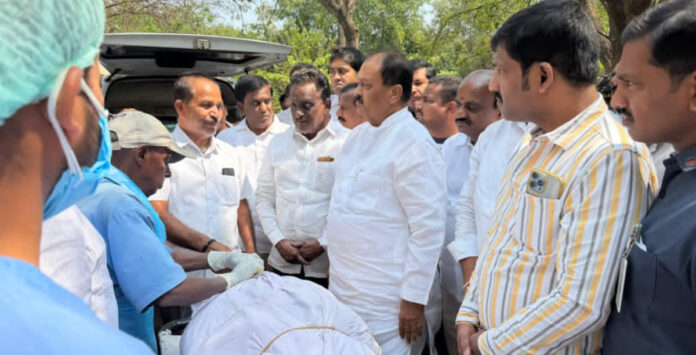 Shabbir Ali's tribute to Na Reddy Mohan Reddy