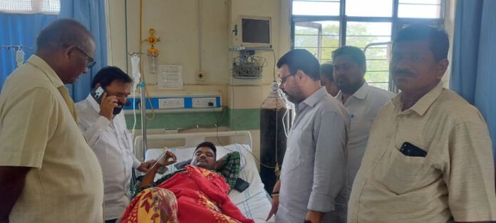 BRS leaders visit village committee president