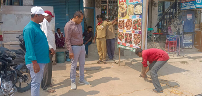 Municipal officials removed billboards from the roads