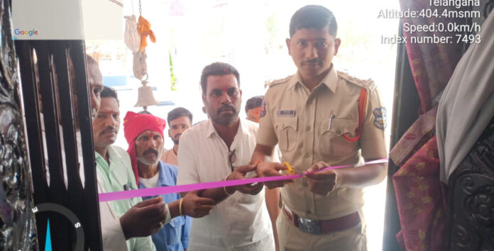 SI inaugurates CCTV cameras at Jagadamba temple