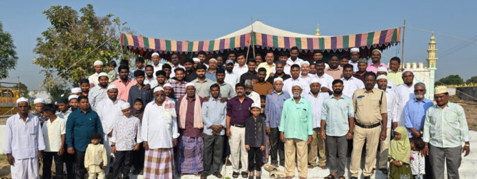 Sarpanch participating in Ramzan celebrations in Uplur