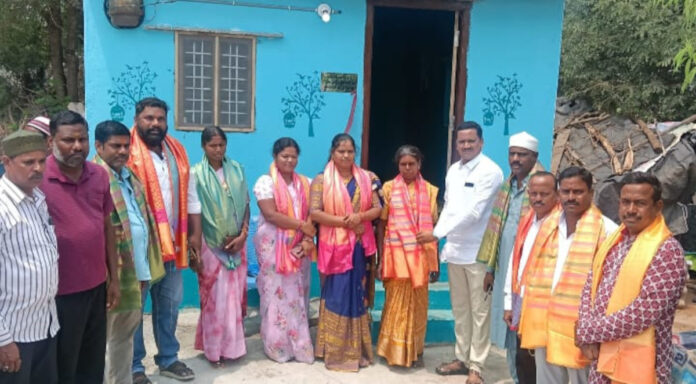 Dr. Rakala Srinivas built a house for a poor Muslim woman