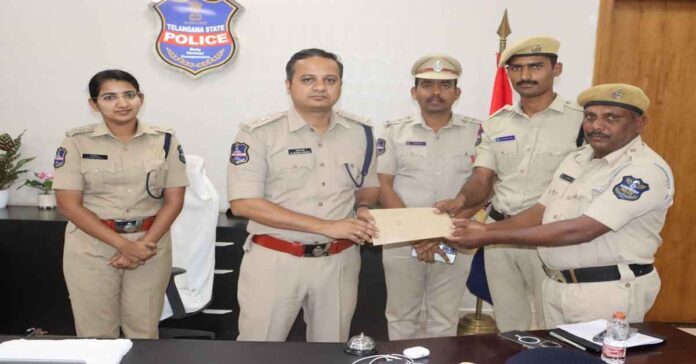 Vigilance in patrol and arrest of thieves