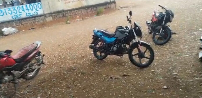 Heavy hailstorm in Jukkal