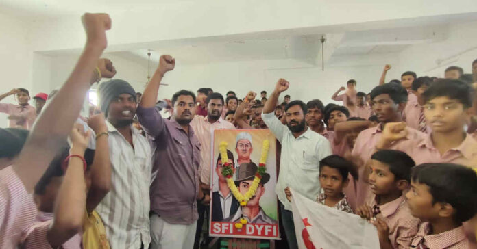 సామ్రాజ్యవాదానికి వ్యతిరేకంగా పోరాడిన విప్లవ వీరులు భగత్ సింగ్, రాజ్ గురు, సుఖ్ దేవ్