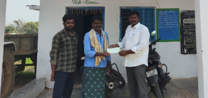 CM Relief Fund Cheque handed over..