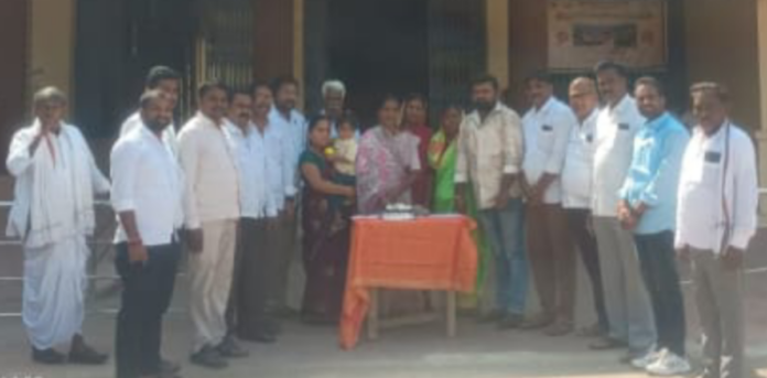 MLA's wife's birthday celebrations at the training center