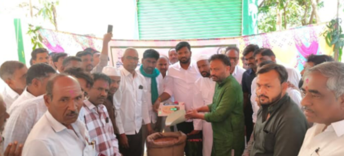 శనగపంట కొనుగోలు కేంద్రాన్ని ప్రారంభించిన ఎమ్మెల్యే