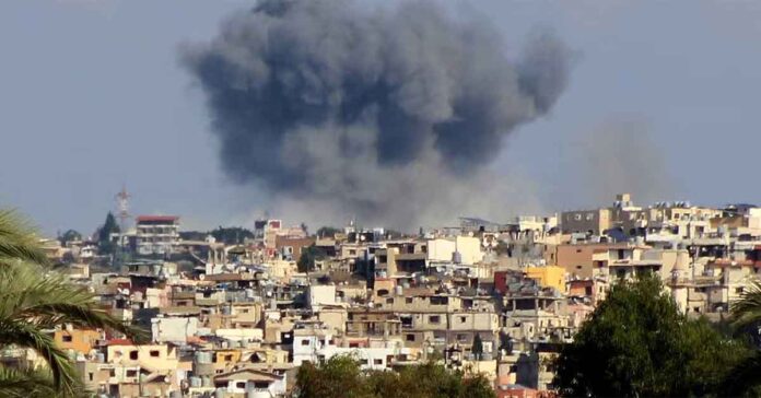 బీరుట్లోని హెజ్బొల్లా స్థావరాలపై ఇజ్రాయెల్ దాడి