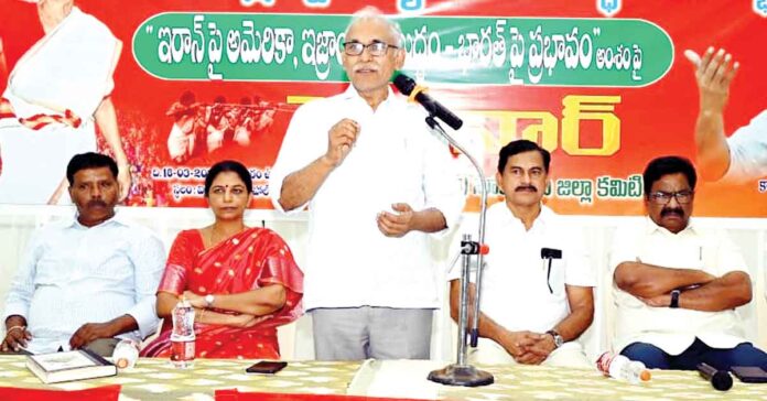 The challenges regarding drug tests are a testament to political degradation: B.V. Raghavulu.