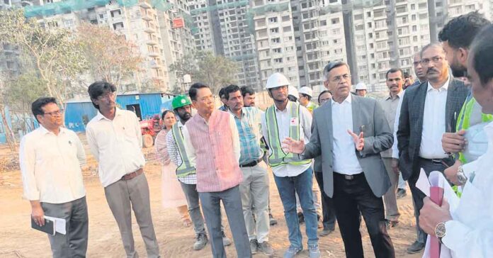 Chief Justice Inspects High Court Building Construction Works