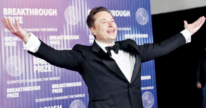 Elon Musk in the trillionaire race..