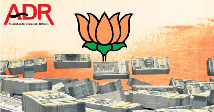 Flood of funds for BJP