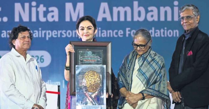 Humanitarian Award Presented to Nita M. Ambani