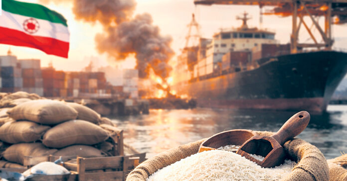 70,000 tons of Indian basmati rice stranded at sea