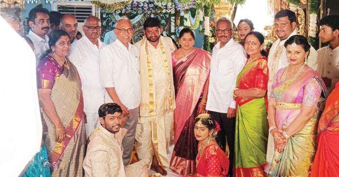 వైభవంగా నవతెలంగాణ సీజీఎం కుమారుని వివాహం