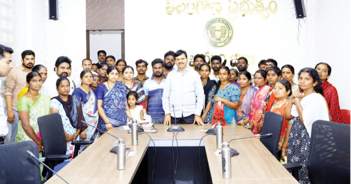 15వ తేదీలోపు పట్టాలు ఇందిరమ్మ ఇండ్లు