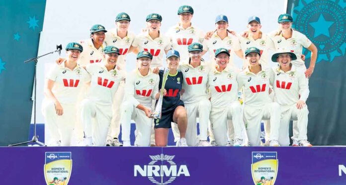 ఏకైక టెస్టు ఆసీస్దే