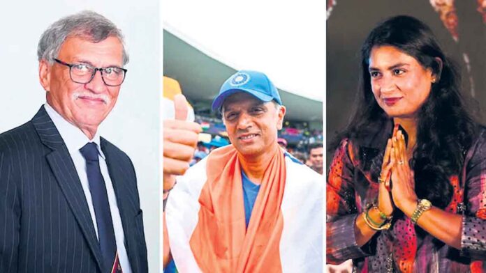 ద్రావిడ్, బిన్నీ, మిథాలీలకు బీసీసీఐ అత్యున్నత పురస్కారం