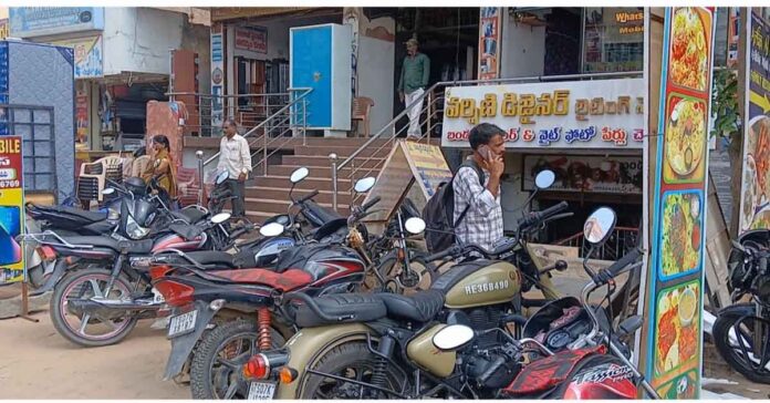 Businesses in cellars.. Parking of vehicles on road